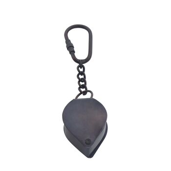 Personalised Gunmetal Loupe With Keyring, 11 of 11