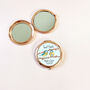 Personalised Tweet Hearts Pocket Mirror, thumbnail 9 of 9