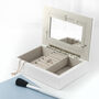 Personalised Powder White And Rose Photo Jewellery Box, thumbnail 4 of 9