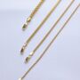 Gold Plated 925 Sterling Silver Miami Cuban Chain 2mm, thumbnail 10 of 12