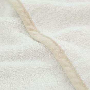 Personalised Ivory Hooded Towel, 3 of 6
