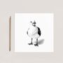 Seagull Seaside Hand Drawn Greeting Card, thumbnail 1 of 6