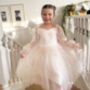 Elizabeth Ivory White Party Or Flower Girl Dress, thumbnail 1 of 6