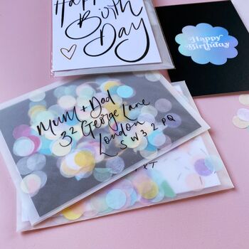 Happy New Home Card With Confetti Envelope, 3 of 3
