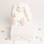 Blossom The Bunny White And Pink Soft Plush Toy, thumbnail 1 of 4