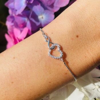 Mother And Daughter Adjustable Infinity Bracelet, 3 of 6