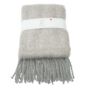 Cosy Grey Woven Blanket / Throw 152 X 127cm, thumbnail 1 of 2