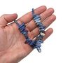 Sodalite Gemstone Beaded Necklace, thumbnail 3 of 5
