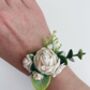 White Flower Wrist Corsage, thumbnail 2 of 6
