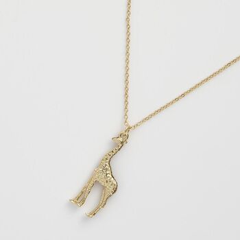 Giraffe Pendant Necklace, 3 of 4