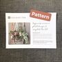 Beginners' Macramé Plant Hanger Pattern, thumbnail 1 of 10