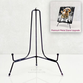 Personalised Pet Dog Memorial Photo Slate With Professional Photo Editing, 5 of 6