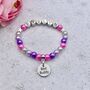 Personalised Best Friends Charm Bracelet, Bestie Bracelet, thumbnail 1 of 12
