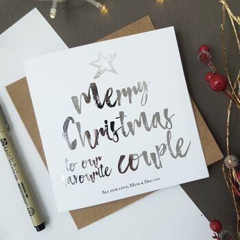 Favourite Couple Christmas Card | To Both Of You, 2 of 3