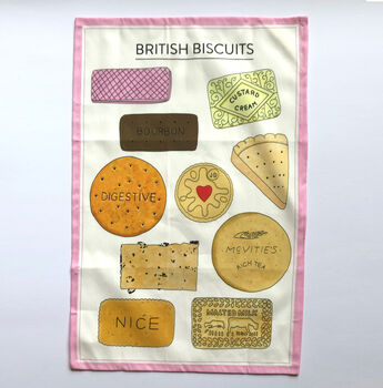 British Biscuit Tea Towel, 5 of 12