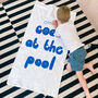 Cool For The Pool Personalised Beach Towel, thumbnail 2 of 2