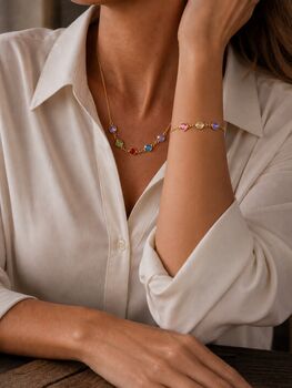 Personalised Create Your Own Family Birthstones Bracelet, 2 of 12