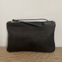 Moreton Leather Pouch With Wristlet, thumbnail 6 of 6