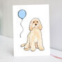 Cream Cockapoo Birthday Card, thumbnail 1 of 10