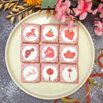 Year Of The Horse New Lunar Year Biscuits Gift Box, 9 of 12