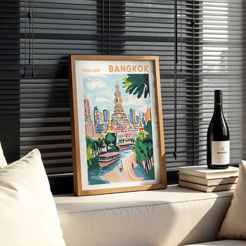Bangkok, Thailand Poster – Travel Wall Art Print, 2 of 7