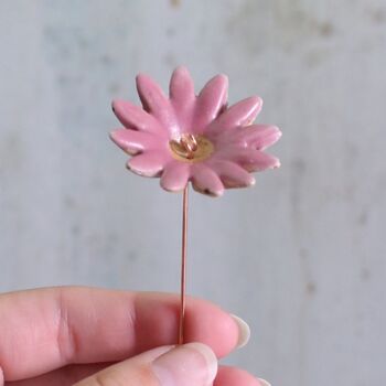Ceramic Fuchsia Flower Stems Set In Three Styles, 8 of 8