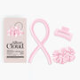 Silver Cloud Pink Heatless Curler Set, thumbnail 1 of 4