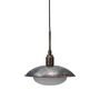 Boston Small Antique Bronze Pendant Light, thumbnail 2 of 5