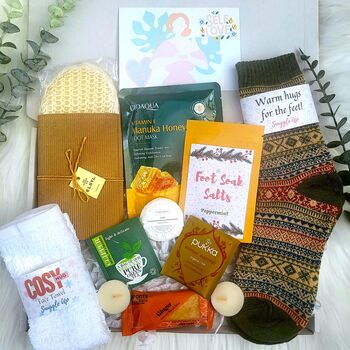 Spa At Home Relaxation Pamper Hamper Spa Gift Box, 3 of 12