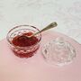 Antique Crystal Cut Glass Lidded Jam / Preserve Pot ~ Two, thumbnail 2 of 10