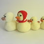 Hand Crochet Duck Or Duckling Rattle, thumbnail 2 of 2