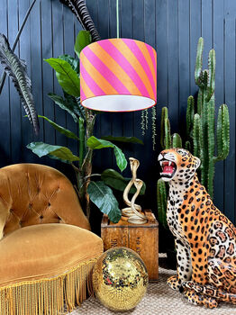 Tutti Frutti Helter Skelter Velvet Lampshades, 3 of 5