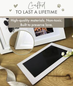 Paw Print Ink Keepsake Photo Frame Kit, 8 of 12