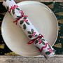 Botanical Holly White Christmas Cracker Set Of 12, thumbnail 4 of 7