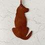 Leather Labrador Christmas Decoration / Bookmark, thumbnail 8 of 9