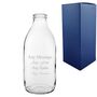 Personalised Engraved Glass Milk Bottle Cocktail, thumbnail 1 of 3