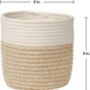 Brown Patterned Woven Planter And Storage Baskets, thumbnail 6 of 6