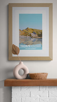 Thorpe Cloud Peak District Art Print, 4 of 4