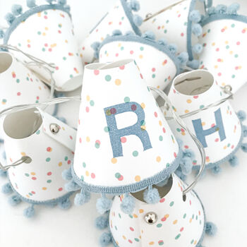 Personalised Fairy Lights In Blue, 3 of 12