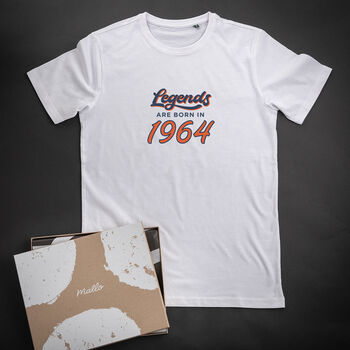 'Legends Are Born In' 60th Birthday T Shirt, 2 of 6