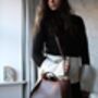 Hand Crafted Small Leather Tote Handbag Womens Gift, thumbnail 4 of 12