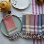 Personalised Soft Cotton Tea Towel And Tablecloth, thumbnail 8 of 11