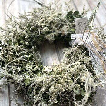 Handmade Dried Flower Christmas Wreath, 6 of 9