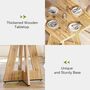 Tribesigns Square Dining Table For Four 80 X 80 X 75 Cm, thumbnail 6 of 8