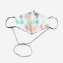 Multicolour Silk Face Mask With Lanyard, thumbnail 6 of 6