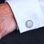 Hallmarked Sterling Silver Lucky Sixpence Cufflinks, thumbnail 1 of 7