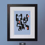 Sportive Cycling Print, thumbnail 4 of 6