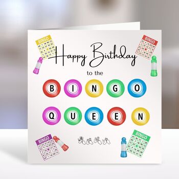 Bingo Birthday Card, 2 of 4