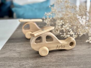 Personalised Wooden Helicopter, 2 of 9