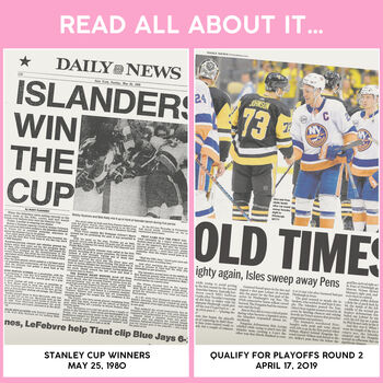 New York Islanders Personalised Gift Newspaper Book, 4 of 12